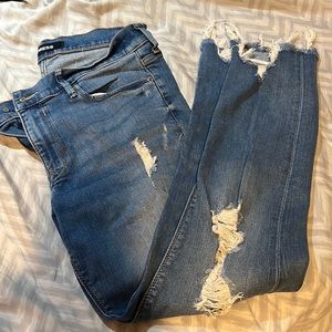 Express ripped jeans